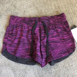 NWT Lululemon Double Time Shorts